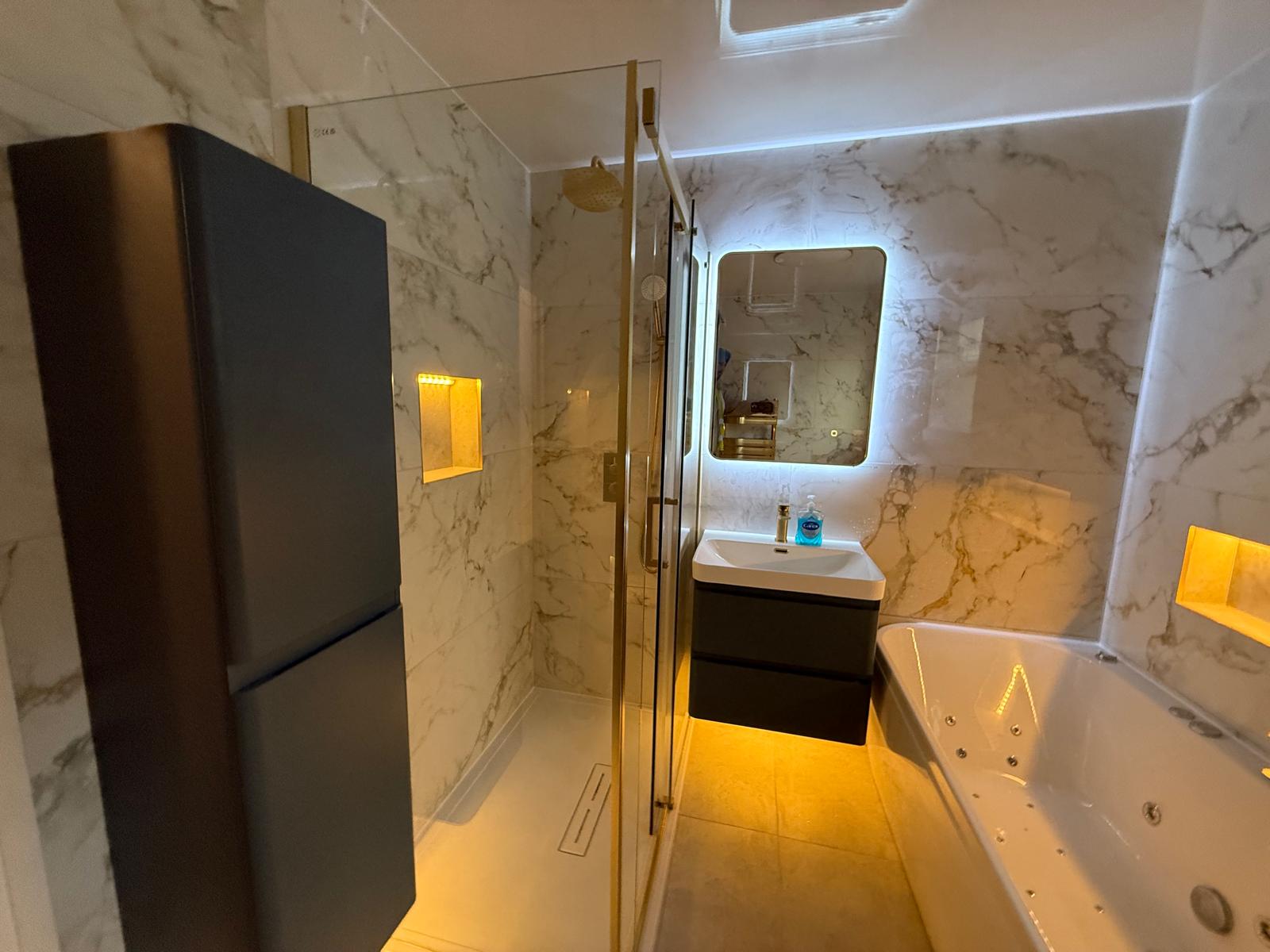 Carpecia Gold Glossy Marble Effect Porcelain Tiles