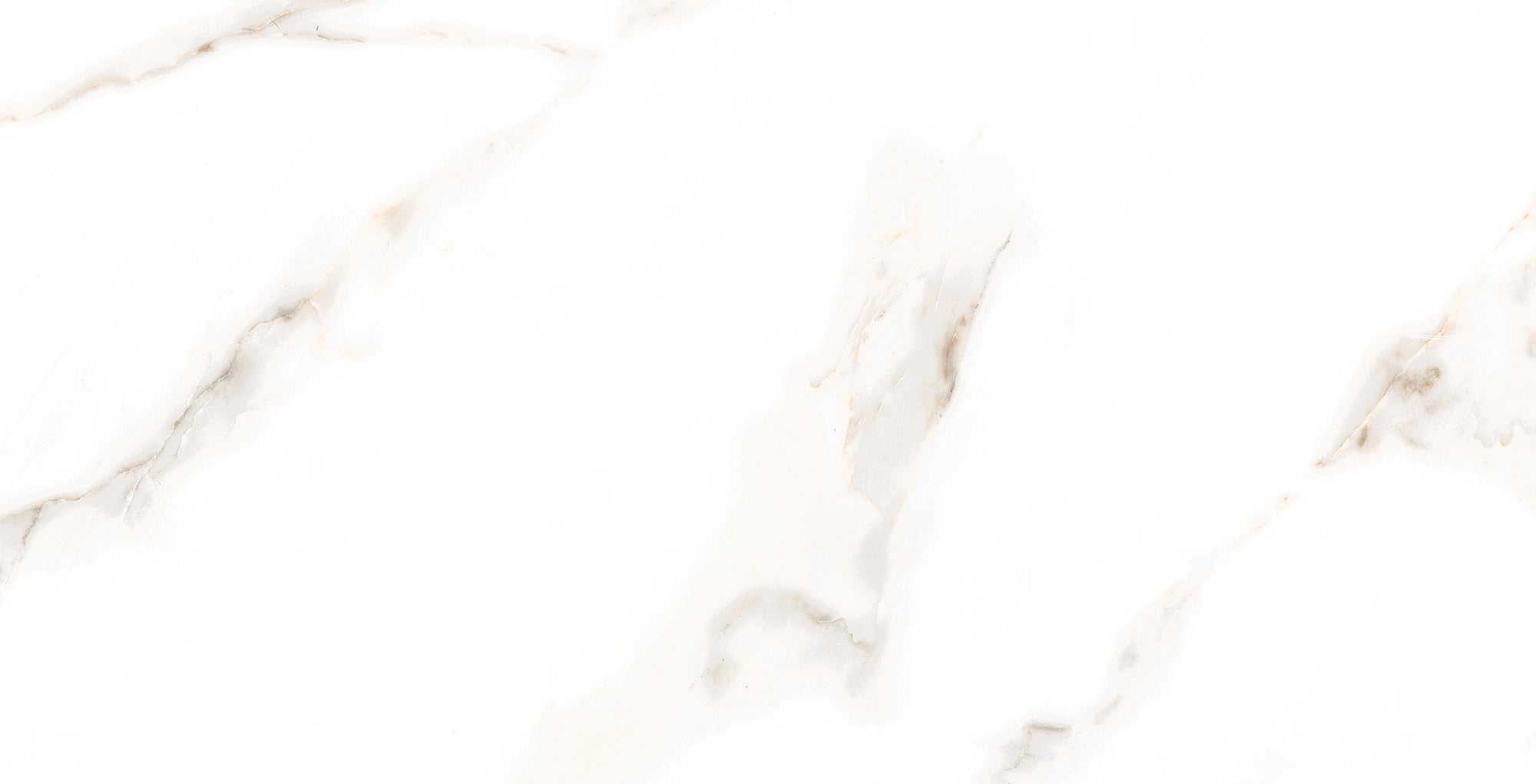 Rectified Apuan Statuario marble effect tiles with seamless edges for bathrooms and kitchens.