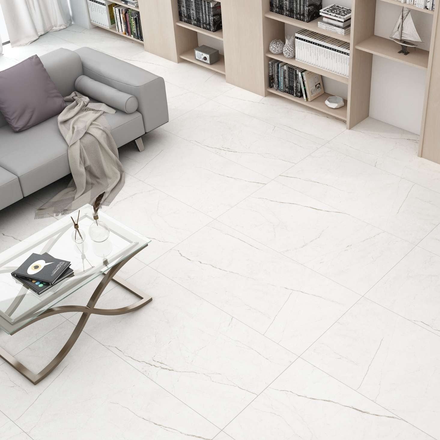 Boston warm beige Porcelain Wall And Floor Tiles with glossy finish