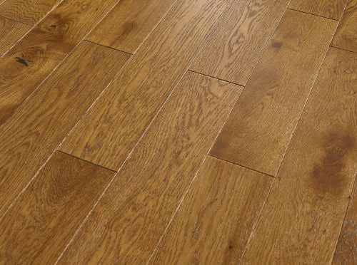 Brushed lacquered oak engineered flooring with micro-bevelled edges for refined interiors, flooring online.