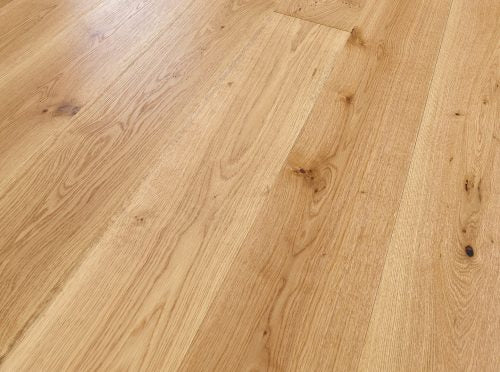 Brushed oak veneer engineered wood flooring with subtle lacquer finish, Porcelain Wall And Floor Tiles style