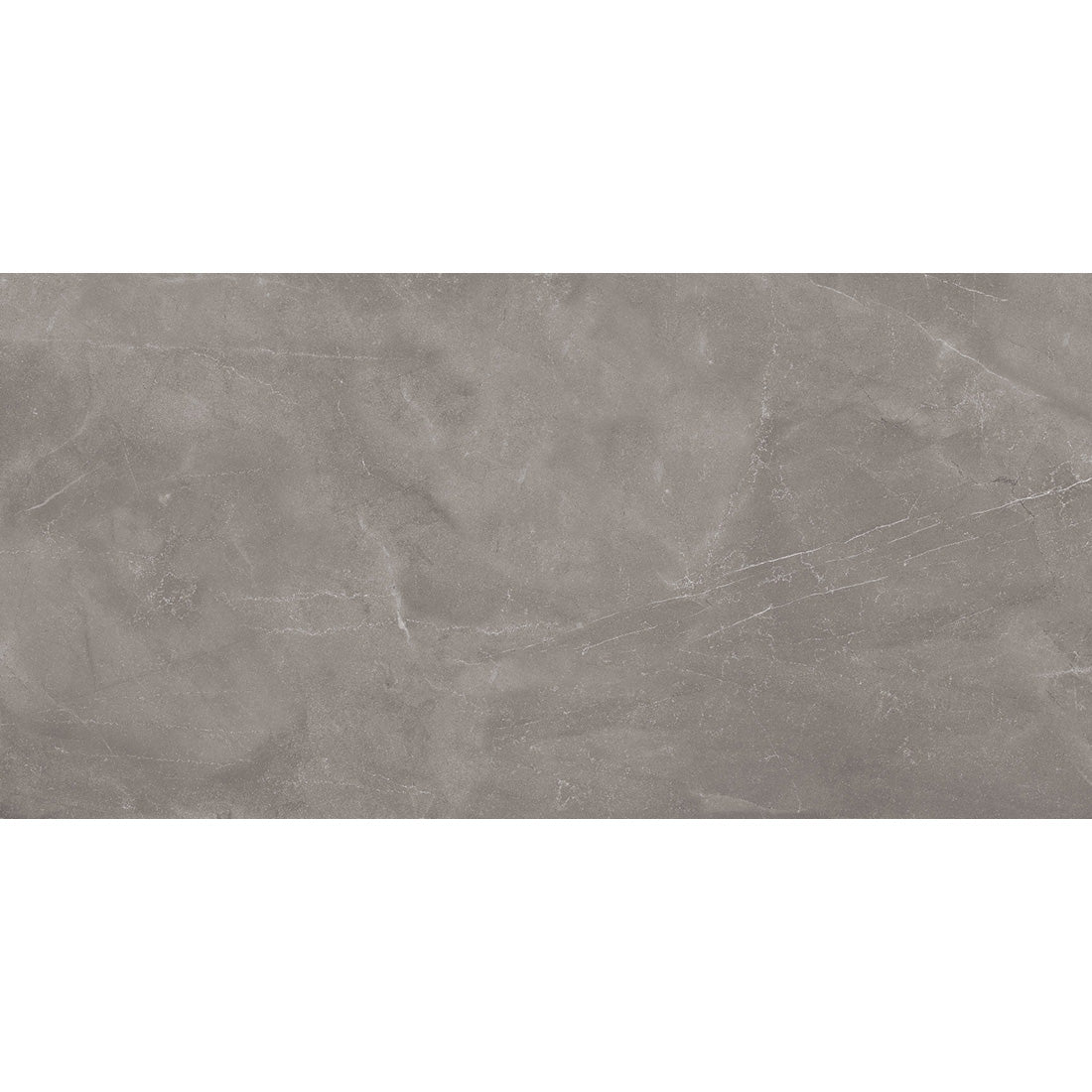 Glossy grey ceramic wall and floor tiles for modern kitchens and bathrooms.
