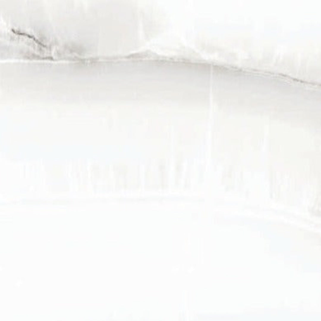 Glossy Ionic White Porcelain Wall And Floor Tiles with soft veins for kitchens and bathrooms.