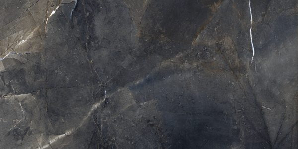 Glossy black marble effect tiles ideal for kitchens, bathrooms, and hallways
