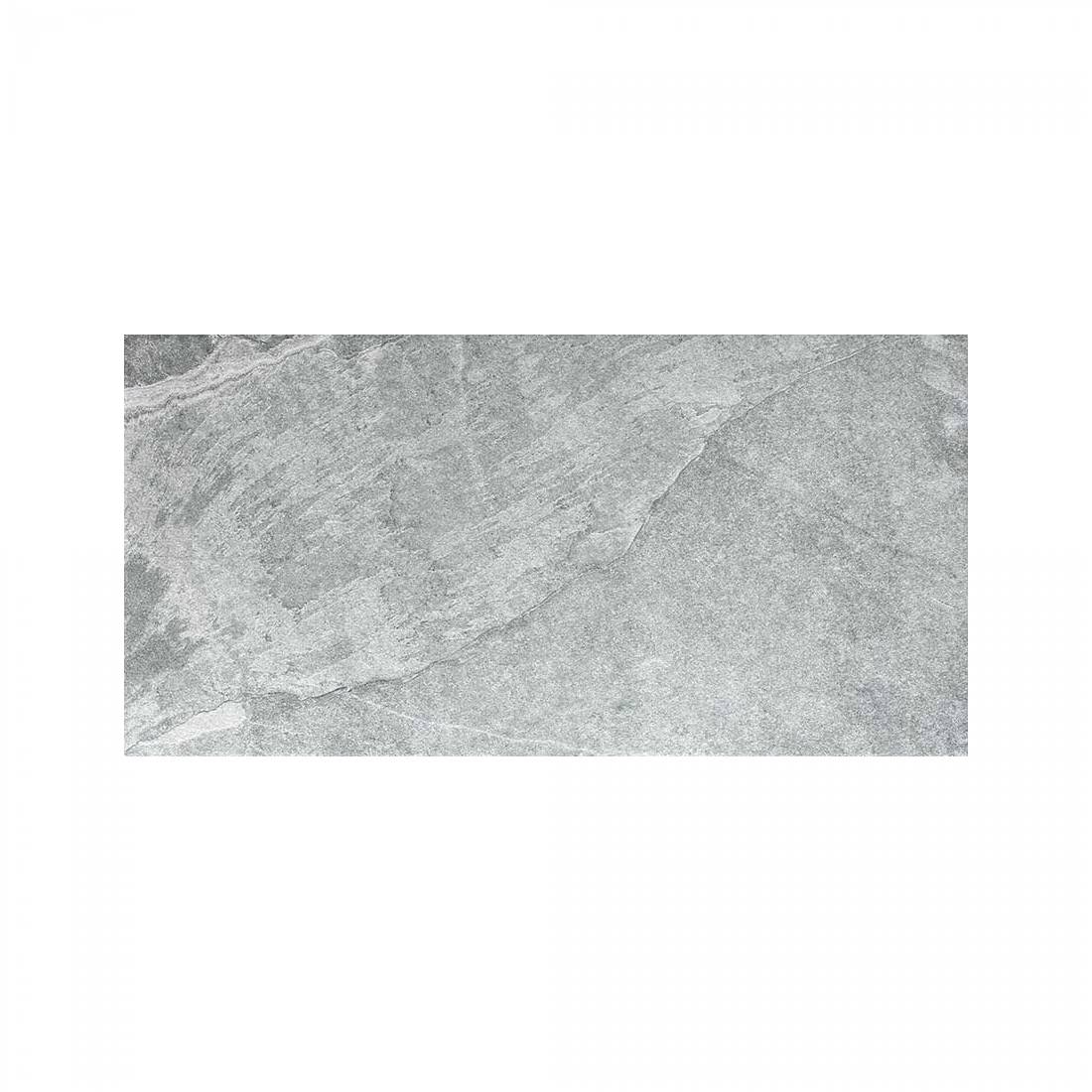 Grey Stone Effect Porcelain Wall And Floor Tiles with matt R11 anti slip finish