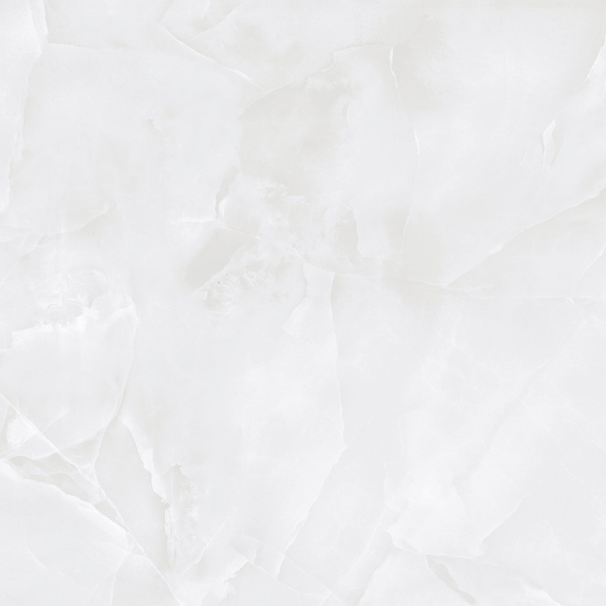 Glossy Hawaii White porcelain floor tiles creating bright and seamless modern interiors.