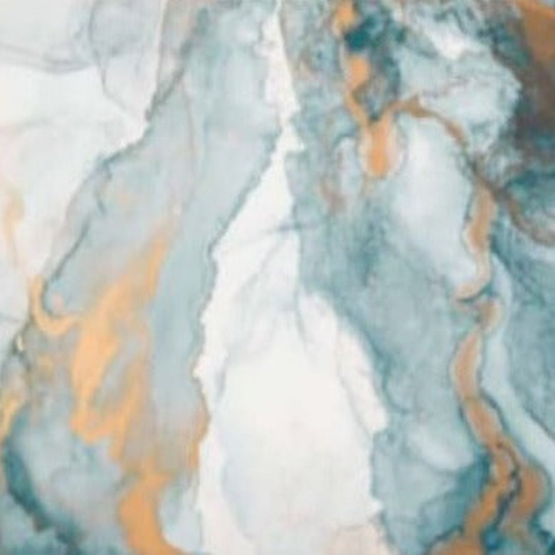 High gloss aqua porcelain wall tiles with serene ocean-inspired patterns for bathrooms and kitchens.