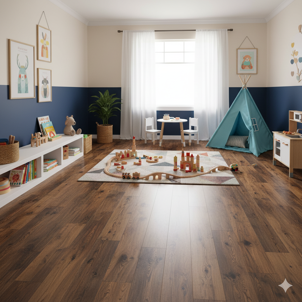 High Quality Laminate Flooring with click lock installation, Salamanca oak laminate for easy fitting.