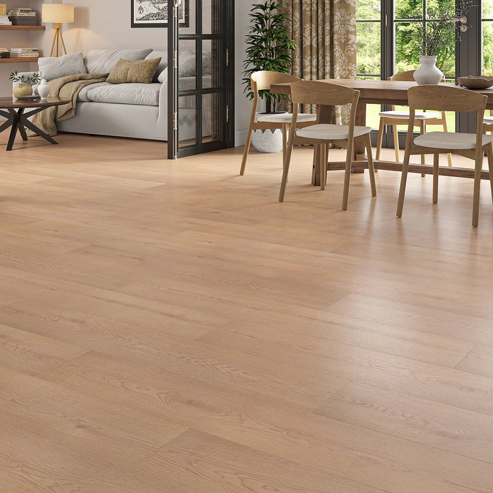 High Quality Laminate Flooring compatible with underfloor heating, Madrid oak laminate design.