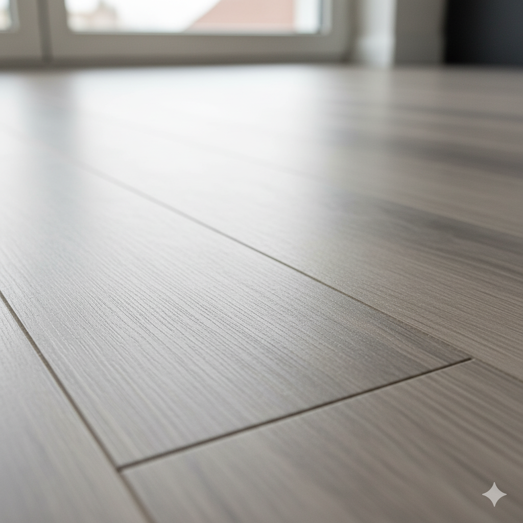 High Quality Laminate Flooring compatible with underfloor heating, Valencia oak laminate design.