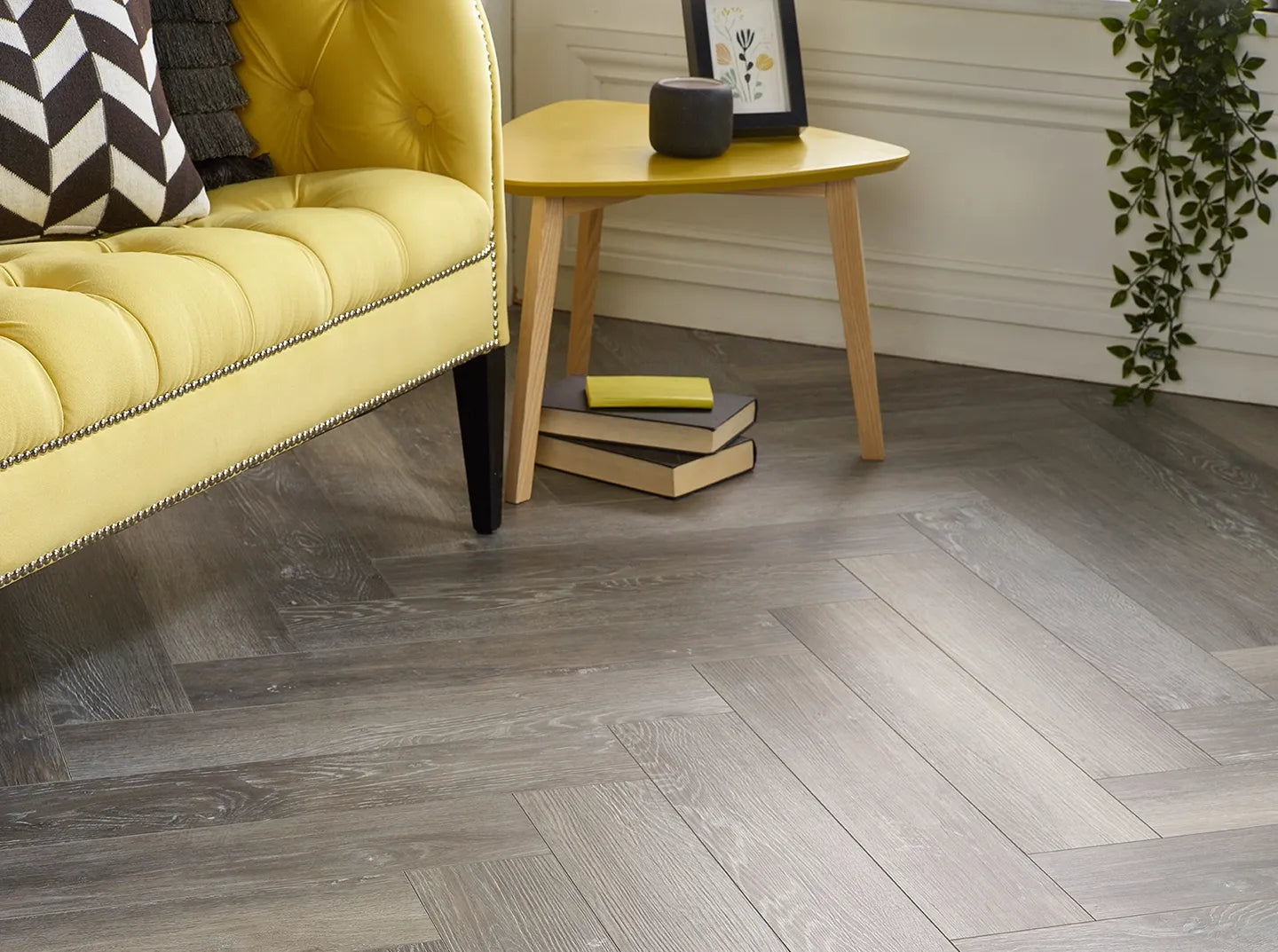 Rigid Core SPC LVT Herringbone Flooring