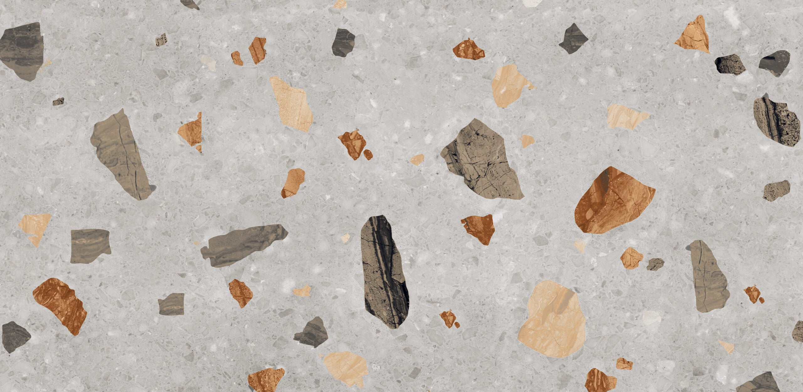 Modern grey Porcelain wall and floor tiles with natural stone effect design. 