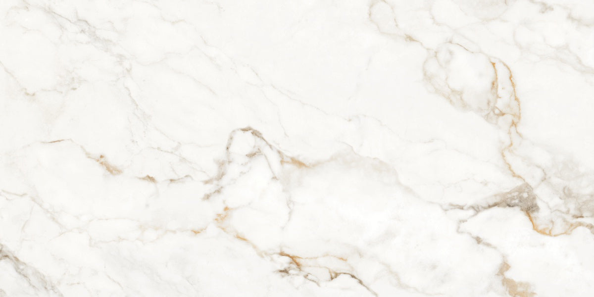 Modern porcelain wall and floor tiles with polished gold marble appearance