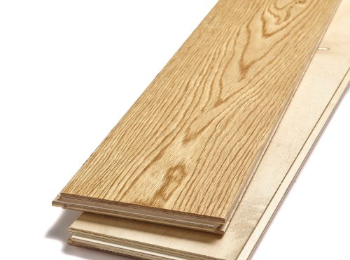 Natural oak engineered wood flooring suitable for modern and traditional interiors.