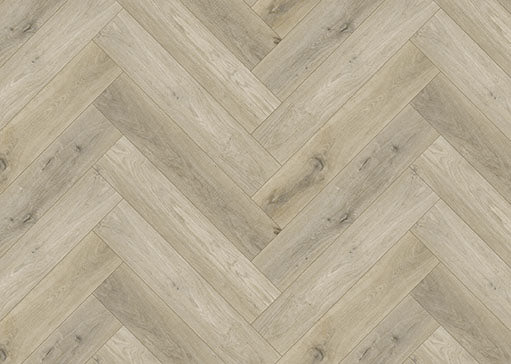 Panama beige LVT SPC Flooring with matt herringbone planks for elegant interior spaces.