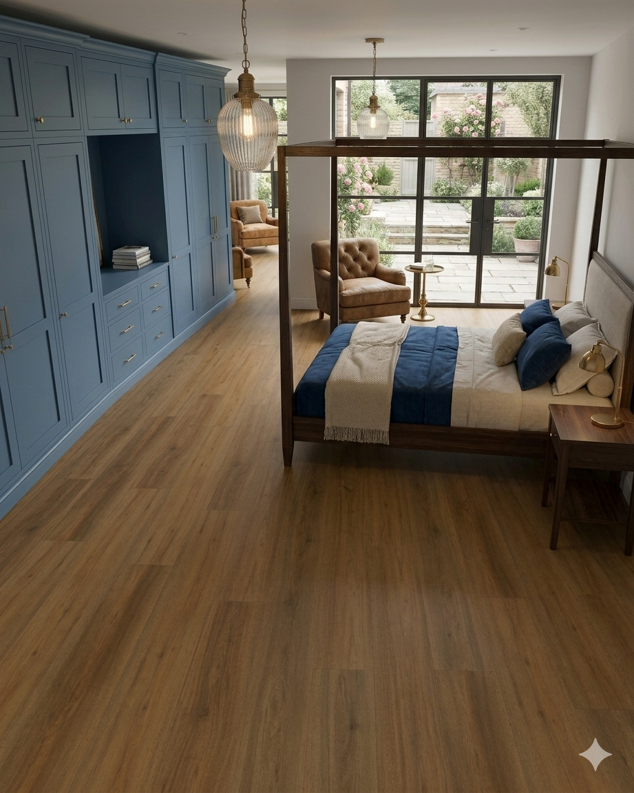 Premium Antique Oak click vinyl LVT SPC Flooring with natural timber look and rigid core strength