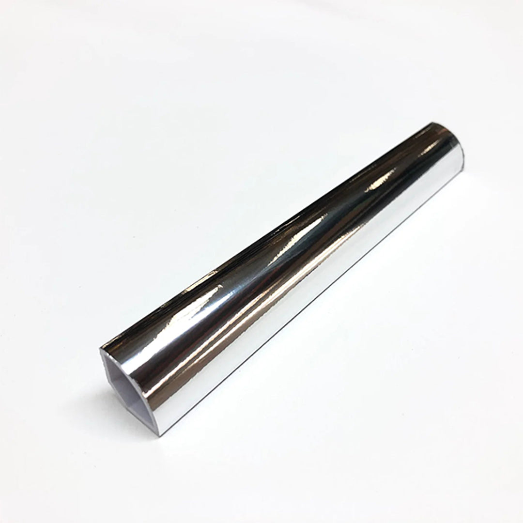 Tile Trims Quadtrant Chrome 8mm edge trim with curved profile for sleek bathroom and kitchen tile finishes.
