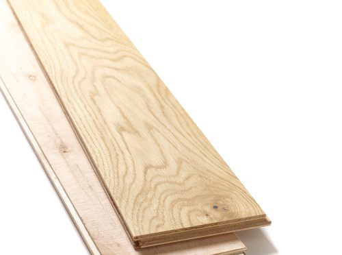 Premium tongue and groove engineered wood flooring with durable 5mm oak wear layer.