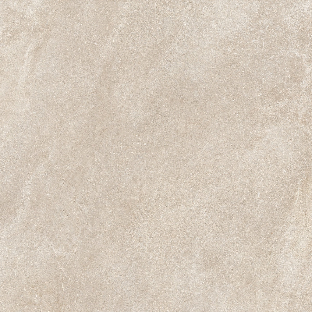 Velvety matt porcelain wall and floor tiles with warm ivory stone effect.