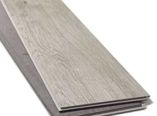 Waterproof SPC flooring in 610x126mm planks with rigid core for stability and minimal expansion