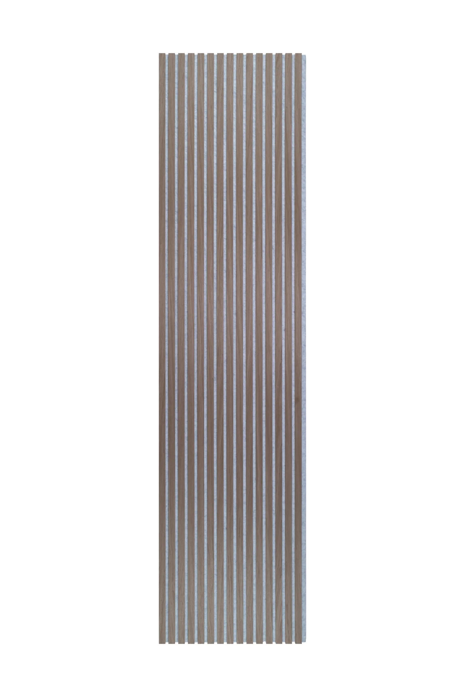 White pelt smoke walnut wooden slat acoustic wall panel with soundproof design ideal for offices and 3 metre acoustic panels